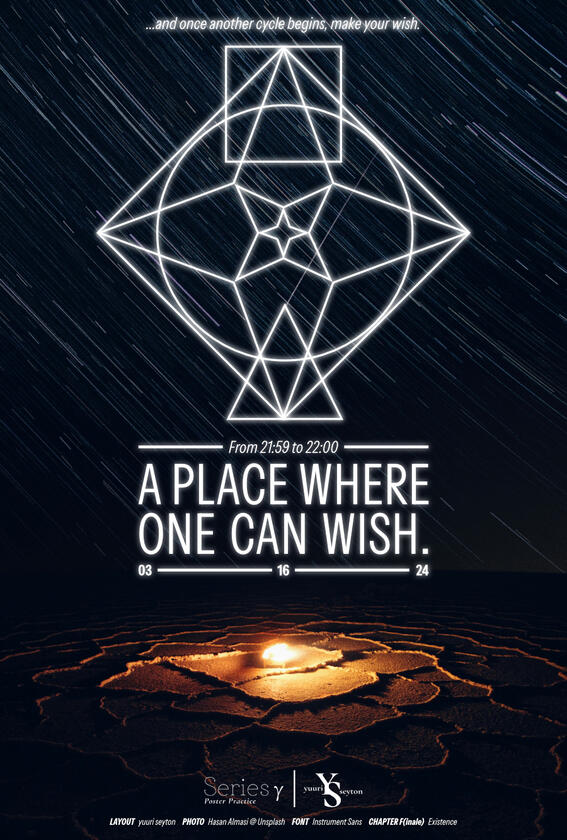 Act I: "From 21:59 to 22:00: A Place Where One Can Wish"